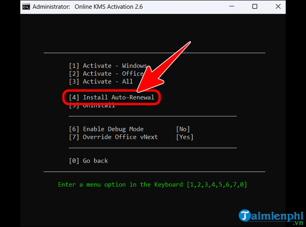 cach active office 365 bang command prompt