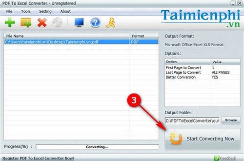 huong dan chuyen doi pdf sang excel doi file pdf sang xls