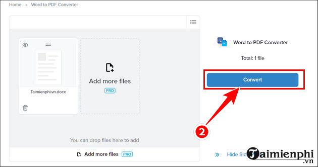 chuyen file doc sang pdf