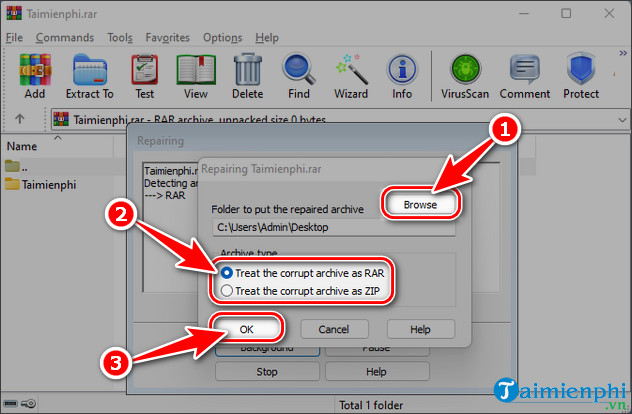 cach khac phuc loi checksum error winrar khi giai nen file 