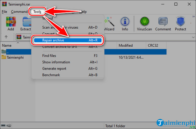 cach sua loi checksum error winrar khi giai nen file nhanh nhat